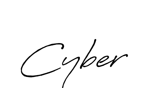 Also we have Cyber name is the best signature style. Create professional handwritten signature collection using Antro_Vectra_Bolder autograph style. Cyber signature style 7 images and pictures png
