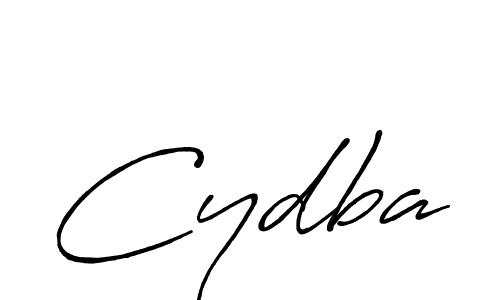 How to make Cydba name signature. Use Antro_Vectra_Bolder style for creating short signs online. This is the latest handwritten sign. Cydba signature style 7 images and pictures png