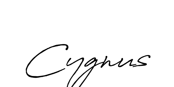 Use a signature maker to create a handwritten signature online. With this signature software, you can design (Antro_Vectra_Bolder) your own signature for name Cygnus. Cygnus signature style 7 images and pictures png