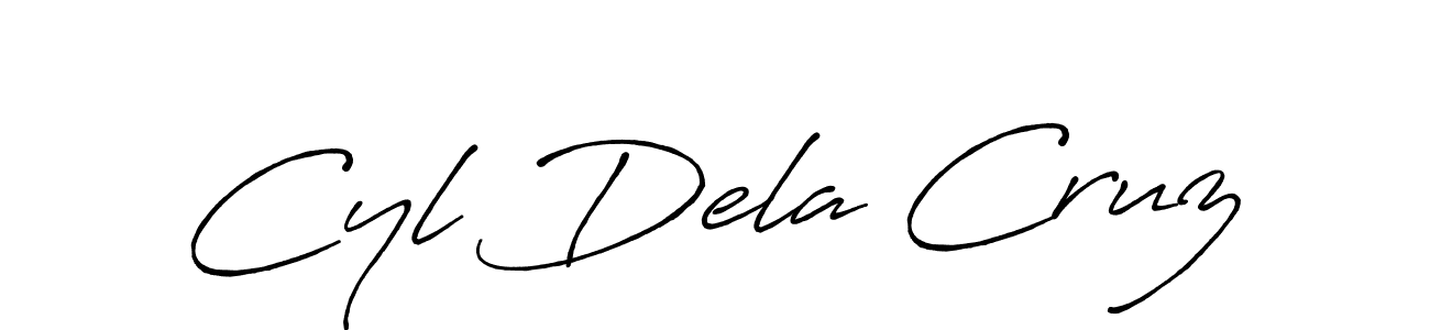 Similarly Antro_Vectra_Bolder is the best handwritten signature design. Signature creator online .You can use it as an online autograph creator for name Cyl Dela Cruz. Cyl Dela Cruz signature style 7 images and pictures png