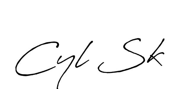 Similarly Antro_Vectra_Bolder is the best handwritten signature design. Signature creator online .You can use it as an online autograph creator for name Cyl Sk. Cyl Sk signature style 7 images and pictures png