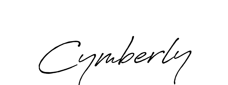 Create a beautiful signature design for name Cymberly. With this signature (Antro_Vectra_Bolder) fonts, you can make a handwritten signature for free. Cymberly signature style 7 images and pictures png