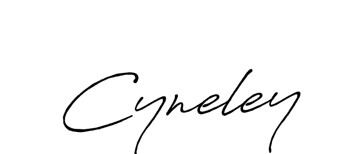 How to make Cyneley signature? Antro_Vectra_Bolder is a professional autograph style. Create handwritten signature for Cyneley name. Cyneley signature style 7 images and pictures png
