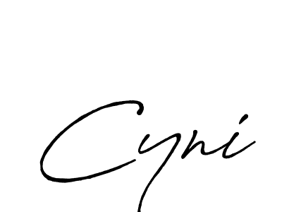 It looks lik you need a new signature style for name Cyni. Design unique handwritten (Antro_Vectra_Bolder) signature with our free signature maker in just a few clicks. Cyni signature style 7 images and pictures png