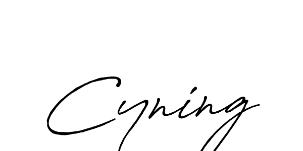 Also You can easily find your signature by using the search form. We will create Cyning name handwritten signature images for you free of cost using Antro_Vectra_Bolder sign style. Cyning signature style 7 images and pictures png