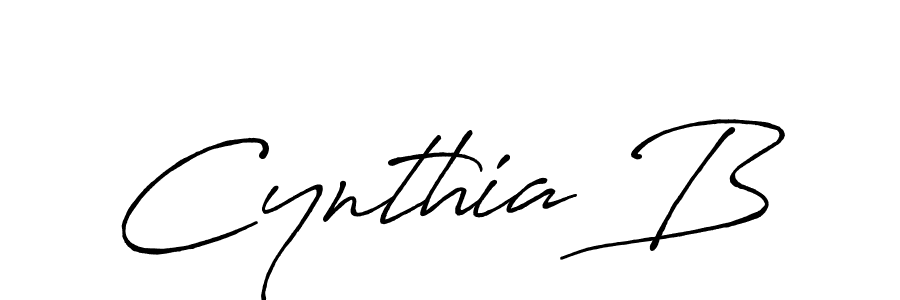 Design your own signature with our free online signature maker. With this signature software, you can create a handwritten (Antro_Vectra_Bolder) signature for name Cynthia B. Cynthia B signature style 7 images and pictures png