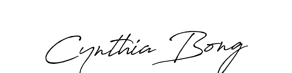 How to make Cynthia Bong name signature. Use Antro_Vectra_Bolder style for creating short signs online. This is the latest handwritten sign. Cynthia Bong signature style 7 images and pictures png