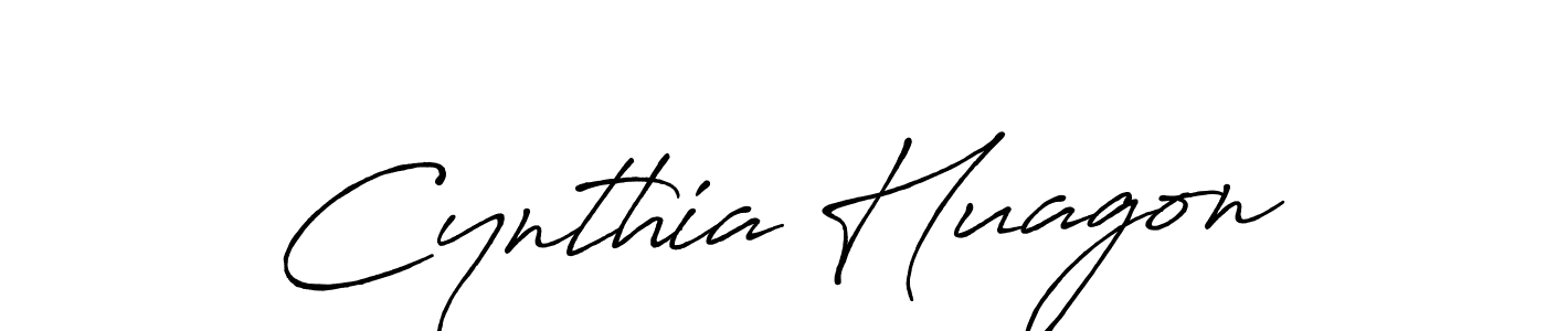 Design your own signature with our free online signature maker. With this signature software, you can create a handwritten (Antro_Vectra_Bolder) signature for name Cynthia Huagon. Cynthia Huagon signature style 7 images and pictures png