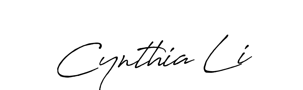 Make a short Cynthia Li signature style. Manage your documents anywhere anytime using Antro_Vectra_Bolder. Create and add eSignatures, submit forms, share and send files easily. Cynthia Li signature style 7 images and pictures png