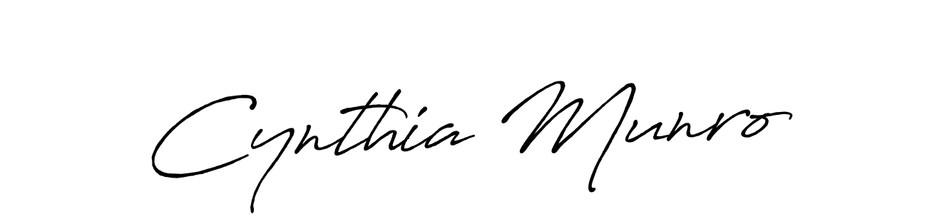 Make a beautiful signature design for name Cynthia Munro. Use this online signature maker to create a handwritten signature for free. Cynthia Munro signature style 7 images and pictures png