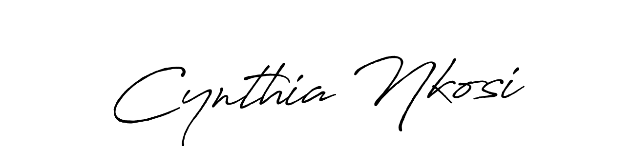 if you are searching for the best signature style for your name Cynthia Nkosi. so please give up your signature search. here we have designed multiple signature styles  using Antro_Vectra_Bolder. Cynthia Nkosi signature style 7 images and pictures png