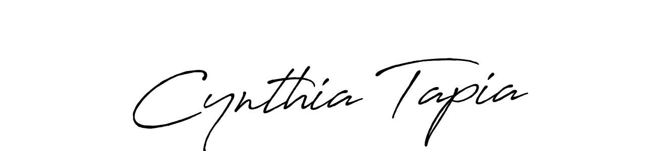 Cynthia Tapia stylish signature style. Best Handwritten Sign (Antro_Vectra_Bolder) for my name. Handwritten Signature Collection Ideas for my name Cynthia Tapia. Cynthia Tapia signature style 7 images and pictures png