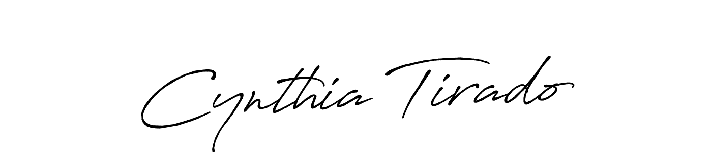 How to make Cynthia Tirado signature? Antro_Vectra_Bolder is a professional autograph style. Create handwritten signature for Cynthia Tirado name. Cynthia Tirado signature style 7 images and pictures png