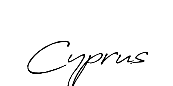 Similarly Antro_Vectra_Bolder is the best handwritten signature design. Signature creator online .You can use it as an online autograph creator for name Cyprus. Cyprus signature style 7 images and pictures png