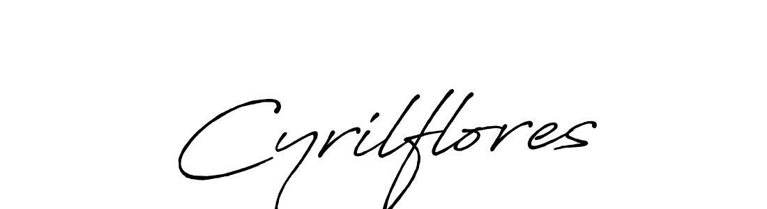 if you are searching for the best signature style for your name Cyrilflores. so please give up your signature search. here we have designed multiple signature styles  using Antro_Vectra_Bolder. Cyrilflores signature style 7 images and pictures png