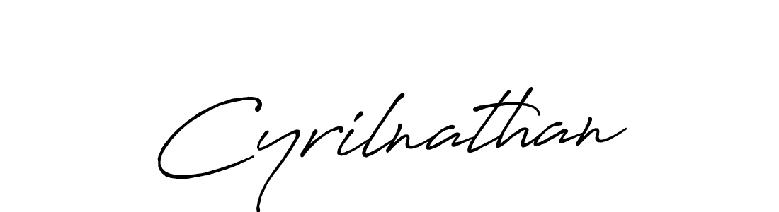 How to make Cyrilnathan signature? Antro_Vectra_Bolder is a professional autograph style. Create handwritten signature for Cyrilnathan name. Cyrilnathan signature style 7 images and pictures png