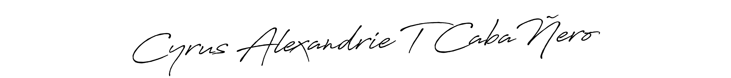 How to Draw Cyrus Alexandrie T CabaÑero signature style? Antro_Vectra_Bolder is a latest design signature styles for name Cyrus Alexandrie T CabaÑero. Cyrus Alexandrie T CabaÑero signature style 7 images and pictures png