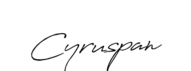 Also we have Cyruspan name is the best signature style. Create professional handwritten signature collection using Antro_Vectra_Bolder autograph style. Cyruspan signature style 7 images and pictures png