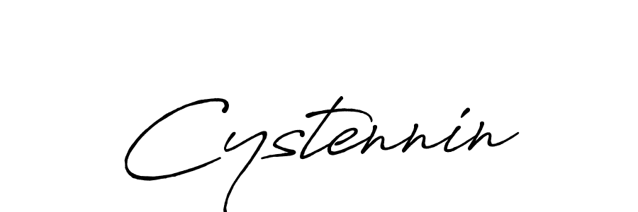 How to make Cystennin name signature. Use Antro_Vectra_Bolder style for creating short signs online. This is the latest handwritten sign. Cystennin signature style 7 images and pictures png