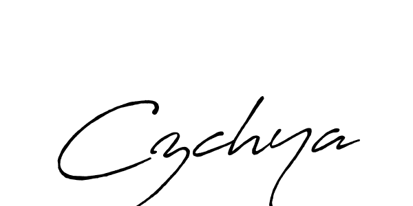 It looks lik you need a new signature style for name Czchya. Design unique handwritten (Antro_Vectra_Bolder) signature with our free signature maker in just a few clicks. Czchya signature style 7 images and pictures png