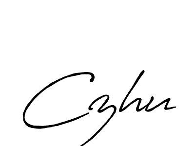 if you are searching for the best signature style for your name Czhu. so please give up your signature search. here we have designed multiple signature styles  using Antro_Vectra_Bolder. Czhu signature style 7 images and pictures png