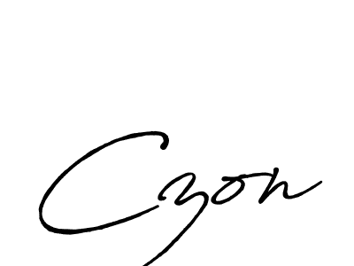 The best way (Antro_Vectra_Bolder) to make a short signature is to pick only two or three words in your name. The name Czon include a total of six letters. For converting this name. Czon signature style 7 images and pictures png