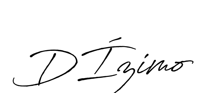 DÍzimo stylish signature style. Best Handwritten Sign (Antro_Vectra_Bolder) for my name. Handwritten Signature Collection Ideas for my name DÍzimo. DÍzimo signature style 7 images and pictures png