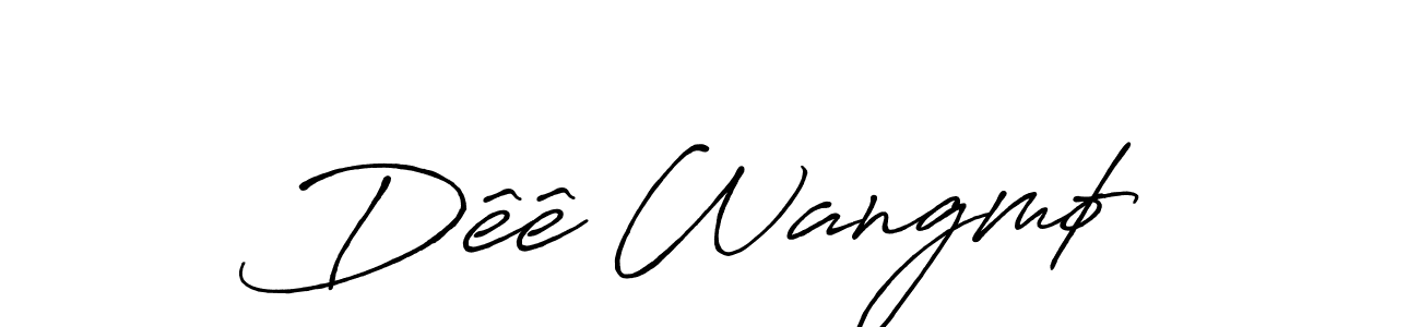 Design your own signature with our free online signature maker. With this signature software, you can create a handwritten (Antro_Vectra_Bolder) signature for name Dêê Wangmø. Dêê Wangmø signature style 7 images and pictures png