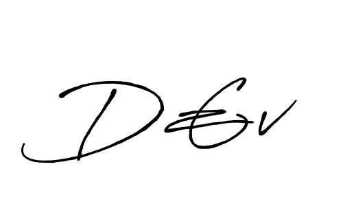 Make a beautiful signature design for name D€v. With this signature (Antro_Vectra_Bolder) style, you can create a handwritten signature for free. D€v signature style 7 images and pictures png