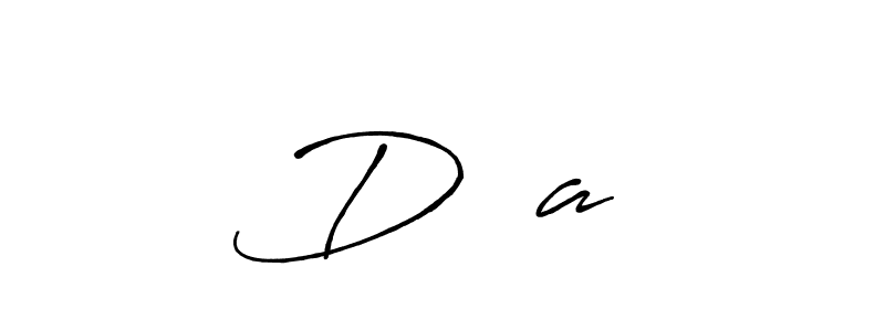 How to make D❤️a name signature. Use Antro_Vectra_Bolder style for creating short signs online. This is the latest handwritten sign. D❤️a signature style 7 images and pictures png