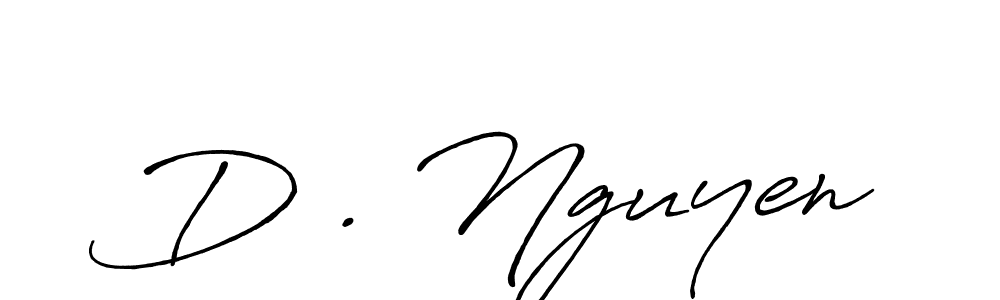 You should practise on your own different ways (Antro_Vectra_Bolder) to write your name (D . Nguyen) in signature. don't let someone else do it for you. D . Nguyen signature style 7 images and pictures png