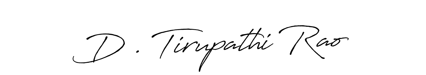 How to Draw D . Tirupathi Rao signature style? Antro_Vectra_Bolder is a latest design signature styles for name D . Tirupathi Rao. D . Tirupathi Rao signature style 7 images and pictures png