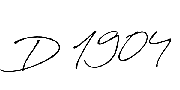 How to Draw D 1904 signature style? Antro_Vectra_Bolder is a latest design signature styles for name D 1904. D 1904 signature style 7 images and pictures png