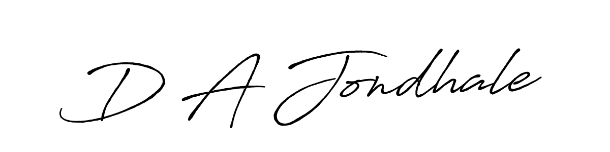 Make a short D A Jondhale signature style. Manage your documents anywhere anytime using Antro_Vectra_Bolder. Create and add eSignatures, submit forms, share and send files easily. D A Jondhale signature style 7 images and pictures png