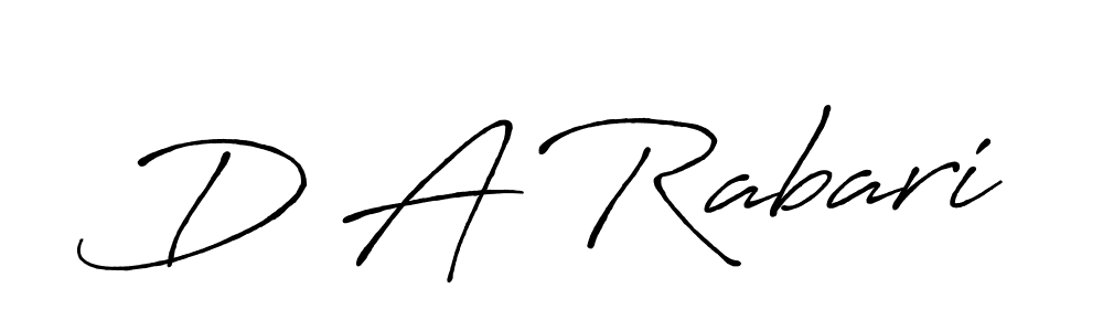 Once you've used our free online signature maker to create your best signature Antro_Vectra_Bolder style, it's time to enjoy all of the benefits that D A Rabari name signing documents. D A Rabari signature style 7 images and pictures png