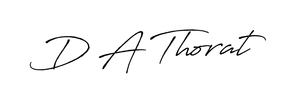 Also You can easily find your signature by using the search form. We will create D A Thorat name handwritten signature images for you free of cost using Antro_Vectra_Bolder sign style. D A Thorat signature style 7 images and pictures png