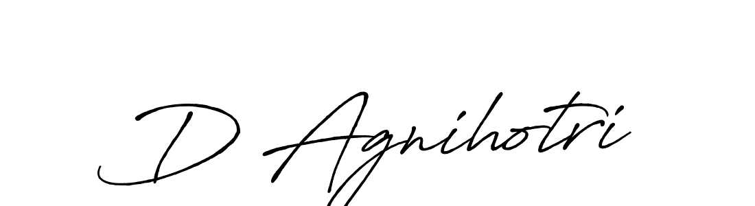 Also You can easily find your signature by using the search form. We will create D Agnihotri name handwritten signature images for you free of cost using Antro_Vectra_Bolder sign style. D Agnihotri signature style 7 images and pictures png