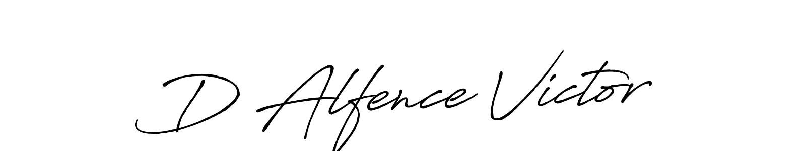 Also we have D Alfence Victor name is the best signature style. Create professional handwritten signature collection using Antro_Vectra_Bolder autograph style. D Alfence Victor signature style 7 images and pictures png