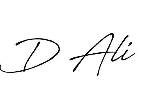 The best way (Antro_Vectra_Bolder) to make a short signature is to pick only two or three words in your name. The name D Ali include a total of six letters. For converting this name. D Ali signature style 7 images and pictures png