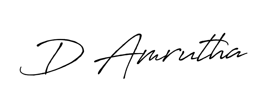 Make a beautiful signature design for name D Amrutha. Use this online signature maker to create a handwritten signature for free. D Amrutha signature style 7 images and pictures png