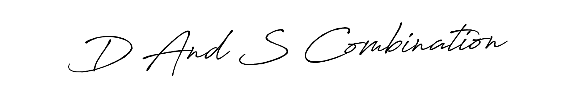 Once you've used our free online signature maker to create your best signature Antro_Vectra_Bolder style, it's time to enjoy all of the benefits that D And S Combination name signing documents. D And S Combination signature style 7 images and pictures png