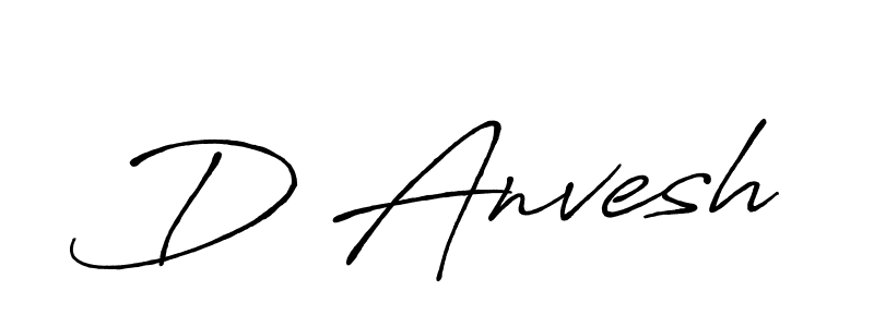 D Anvesh stylish signature style. Best Handwritten Sign (Antro_Vectra_Bolder) for my name. Handwritten Signature Collection Ideas for my name D Anvesh. D Anvesh signature style 7 images and pictures png