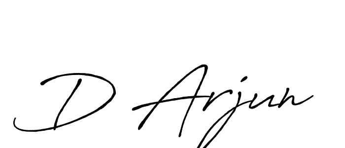 Also we have D Arjun name is the best signature style. Create professional handwritten signature collection using Antro_Vectra_Bolder autograph style. D Arjun signature style 7 images and pictures png