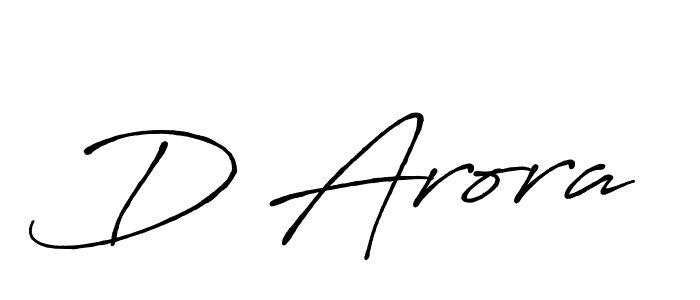 Make a beautiful signature design for name D Arora. Use this online signature maker to create a handwritten signature for free. D Arora signature style 7 images and pictures png