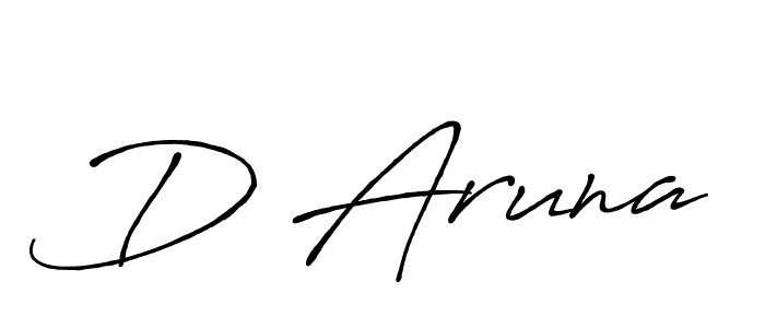 Best and Professional Signature Style for D Aruna. Antro_Vectra_Bolder Best Signature Style Collection. D Aruna signature style 7 images and pictures png