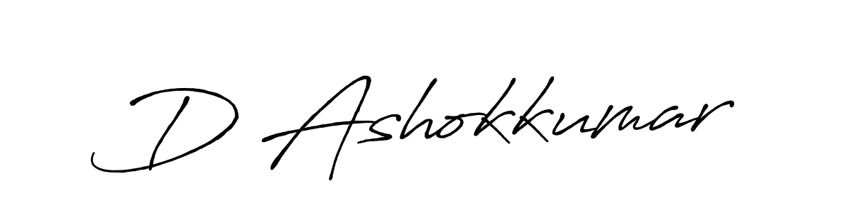 The best way (Antro_Vectra_Bolder) to make a short signature is to pick only two or three words in your name. The name D Ashokkumar include a total of six letters. For converting this name. D Ashokkumar signature style 7 images and pictures png