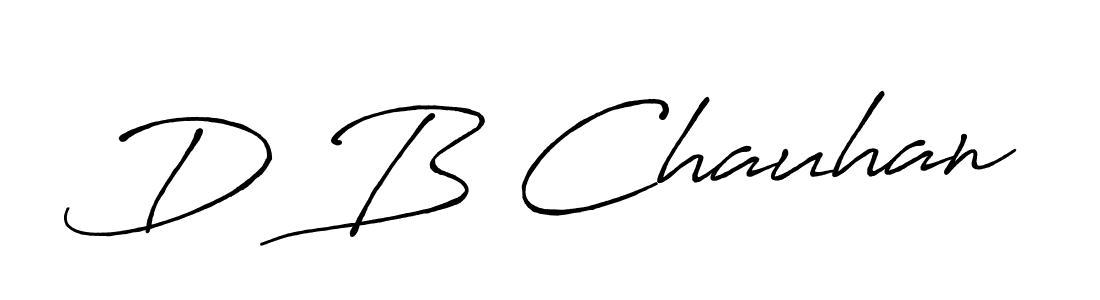 Antro_Vectra_Bolder is a professional signature style that is perfect for those who want to add a touch of class to their signature. It is also a great choice for those who want to make their signature more unique. Get D B Chauhan name to fancy signature for free. D B Chauhan signature style 7 images and pictures png