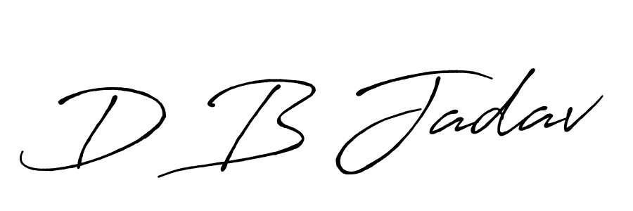 How to Draw D B Jadav signature style? Antro_Vectra_Bolder is a latest design signature styles for name D B Jadav. D B Jadav signature style 7 images and pictures png