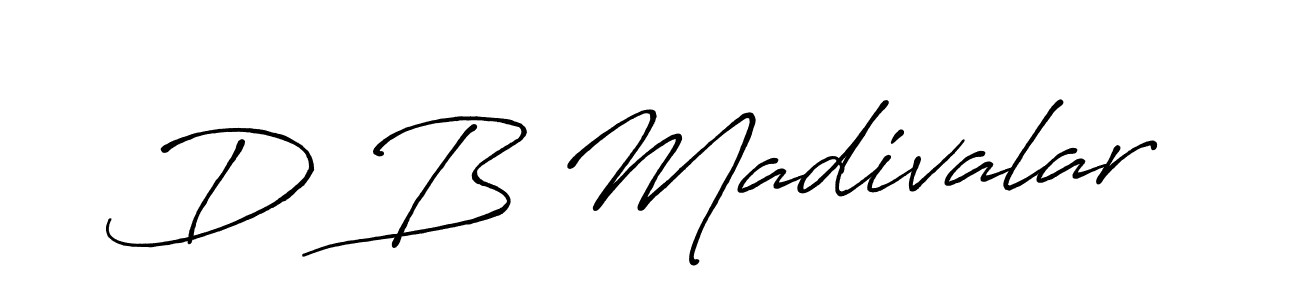 if you are searching for the best signature style for your name D B Madivalar. so please give up your signature search. here we have designed multiple signature styles  using Antro_Vectra_Bolder. D B Madivalar signature style 7 images and pictures png