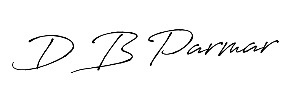 Use a signature maker to create a handwritten signature online. With this signature software, you can design (Antro_Vectra_Bolder) your own signature for name D B Parmar. D B Parmar signature style 7 images and pictures png